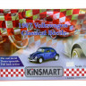 Машина Kinsmart 1967 Volkswagen Classical Beetle with printing инерция (1/12шт.) 1:32 б/к