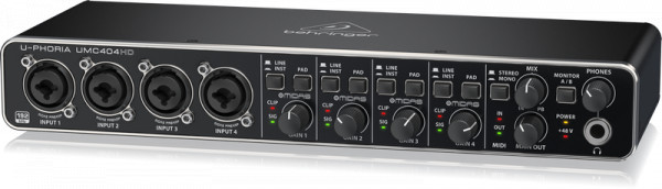 Аудиоинтерфейс Behringer UMC404HD Аудиоинтерфейс Behringer UMC404HD