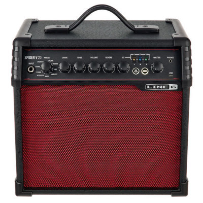 LINE 6 SPIDER V 20 Red Edition моделирующий комбик 20 Вт