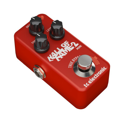 TC ELECTRONIC HALL OF FAME 2 MINI REVERB -  педаль реверберации с переключателем MASH + SHIMMER эфф.