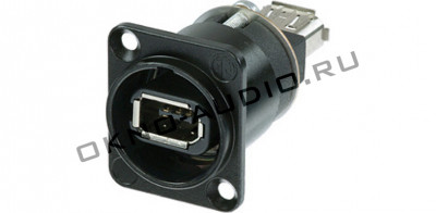 Панельный разъем Neutrik NA1394-6-W-B Firewire IEEE 1394