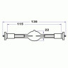 Involight HMQ1200/2SG - газоразрядная лампа 1200 Вт, SFc10, КОРОТКАЯ (Китай) 7500K