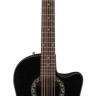 Applause AB2412-5 Balladeer Mid Cutaway Black электроакустическая гитара