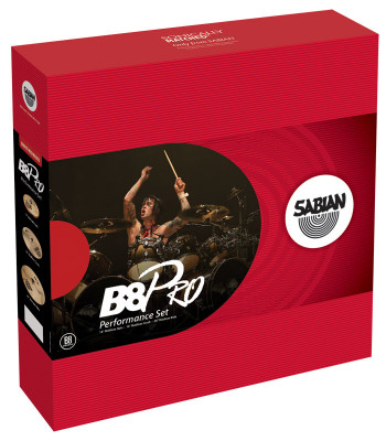 Набор тарелок SABIAN B8 Pro 35003B Performance Set (14" Medium Hats, 16" Medium Crash, 20" Medium Ride) полированные