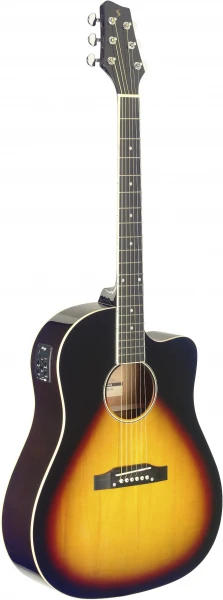 Акустическая гитара STAGG SA35 DSCE-VS электро