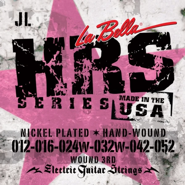 LA BELLA HRS-JL Nickel Rounds Jazz Light 12-52 струны для электрогитары