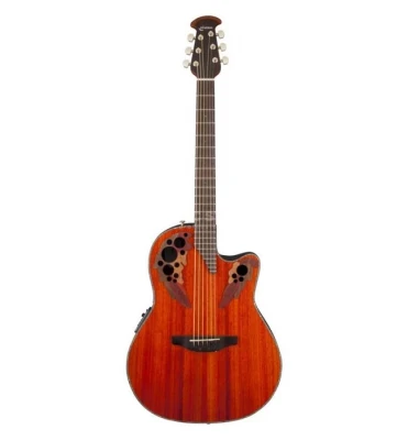 OVATION CE44P-PD Celebrity Elite Plus Mid Cutaway Padauk электроакустическая гитара