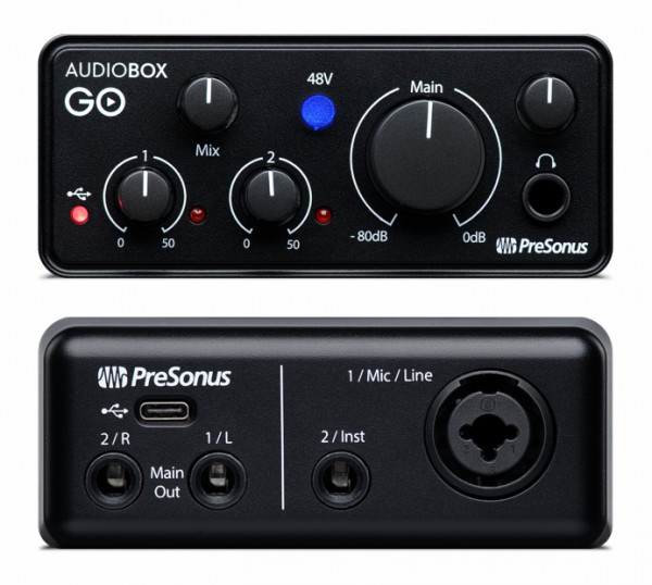 Аудиоинтерфейс PreSonus AudioBox GO Аудиоинтерфейс PreSonus AudioBox GO