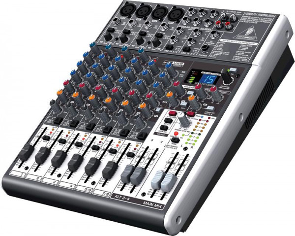 BEHRINGER X1204USB микшер 4 моно, 2 стерео, 2 AUX-шины