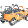 Машина "АВТОПАНОРАМА" УАЗ-469 1/24 в/к 22*12*11 см, оранжевая
