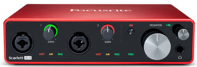 Аудиоинтерфейс FOCUSRITE SCARLETT 4I4 3rd Gen