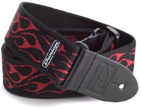 DUNLOP D38-11RD Flambe Red 2 ремень гитарный