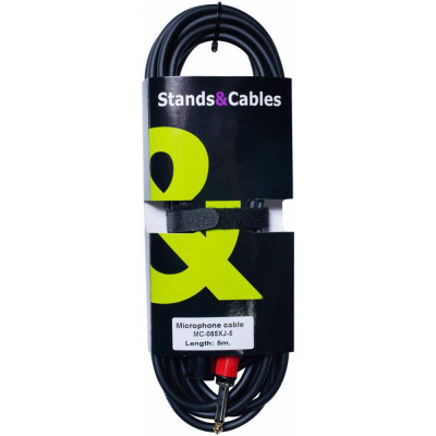 Кабель распаянный STANDS & CABLES MC-085XJ-5 XLR папа Jack 6,3 мм моно, 5 м