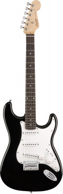 FENDER SQUIER MM STRATOCASTER HARD TAIL BLACK электрогитара