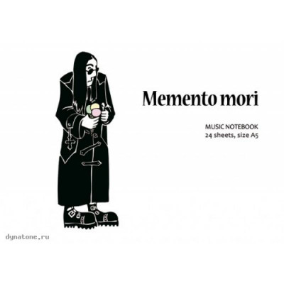 НОТНАЯ тЕТРАДЬ OZZY "MEMENTO MORI" ФОРМАТ а5, 24 лИСТА