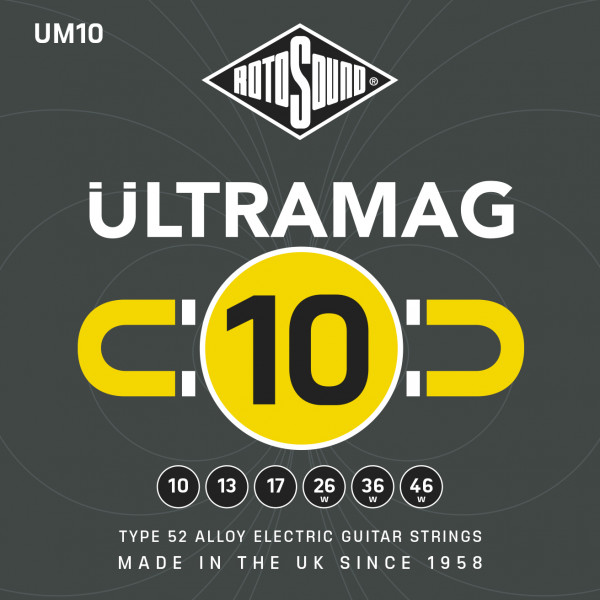 ROTOSOUND UM10 ULTRAMAG струны для электрогитары, 10-46