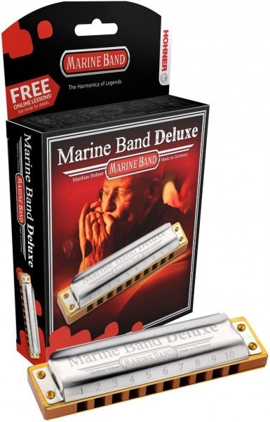 Hohner Marine Band Deluxe 2005-20 F губная гармошка диатоническая