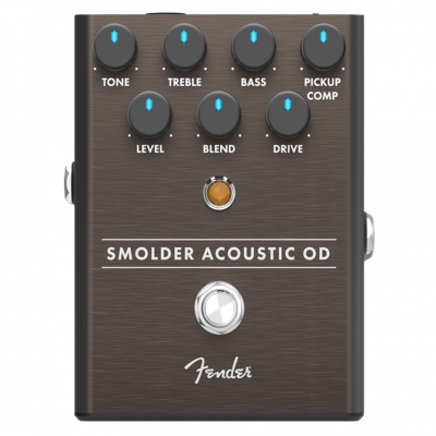 FENDER SMOLDER ACOUSTIC OVERDRIVE напольная гитарная педаль эффекта овердрайв