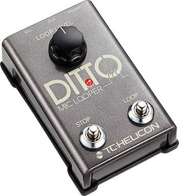 TC HELICON DITTO MIC LOOPER напольная вокальная педаль эффектов: лупер