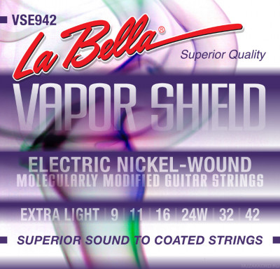 LA BELLA VSE946 Vapor Shield Electric Light 9-46 струны для электрогитары с защитной обработкой