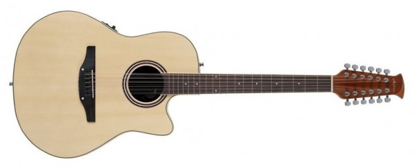 APPLAUSE AB2412II-4 Balladeer Mid Cutaway Natural 12-струнная электроакустическая гитара