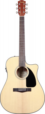 Fender CD-60SCE NAT электроакустическая гитара