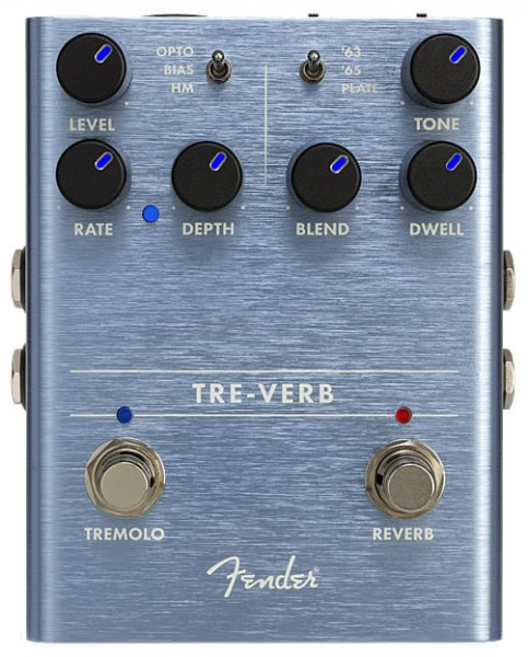 FENDER TRE-VERB DIGITAL REVERB/TREMOLO гитарная педаль эффектов реверб/тремоло