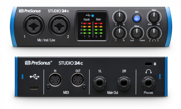 Аудиоинтерфейс PreSonus Studio 24C