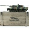 Р/У танк Taigen 1/16 Leopard 2 A6 (Германия) (для ИК танк. боя) САМО 2.4G RTR, деревянная коробка