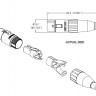 Amphenol AC3F - Разъем XLR кабельный мама 3 контакта