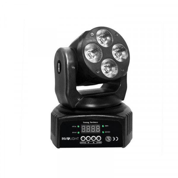 Голова вращения WASH INVOLIGHT LEDMH416W, LED 4x 10 Вт RGBWA+UV, DMX-512