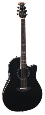 Ovation 2771 AX-5 Standard Balladeer Deep Contour Cutaway Black электроакустическая гитара