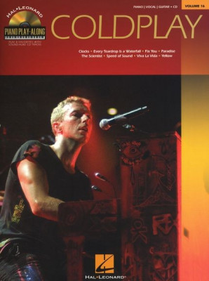 HL00316506 PIANO PLAY ALONG VOLUME 16 COLDPLAY BK/CD