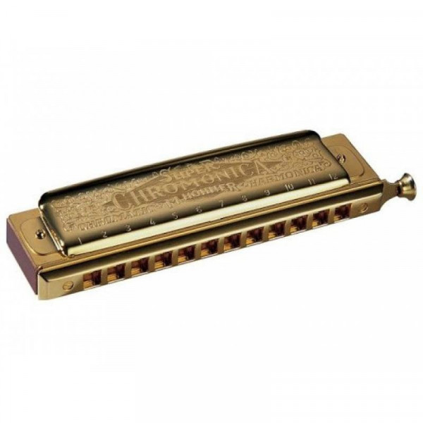 Hohner Super Chromonica Gold C губная гармошка хроматическая