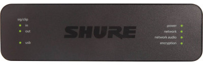 SHURE ANIUSB-MATRIX четырехканальный Dante™ аудиоинтерфейс, 4 Dante in, 1 аналог вход, 1 выход, USB, матричное микширование