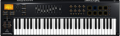 BEHRINGER MOTOR 61 - USB/MIDI клавиатура + контроллер, 61 клавиша