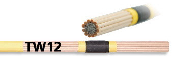 Щетки барабанные деревянные 41 см VIC FIRTH TW12 береза