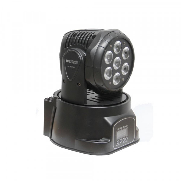 Голова вращения WASH INVOLIGHT LEDMH78W, LED 7x 8 Вт RGBW, DMX-512