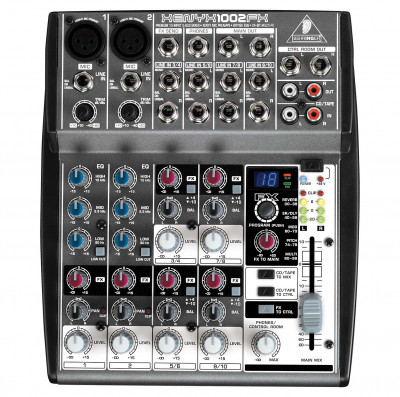 Behringer Xenyx 1002FX-EU Сверхкомпактный малошумящий микшерный пульт