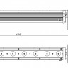 Involight BATBAR600W Всепогодная LCD панель, RGB 8x3 Вт, DMX-512 (аккумулятор в комплекте)