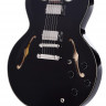 GIBSON 2019 ES-335 STUDIO EBONY полуакустическая гитара с кейсом