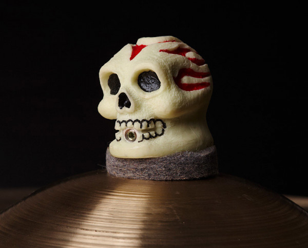 VATER VSNSKULL Slick Nut Skull замок для тарелок в виде черепа, флюоресцентный