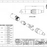 Amphenol AC3MB - Разъем XLR кабельный папа 3 контакта