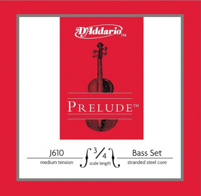 Струны для контрабаса D'Addario J610 3/4M Medium