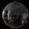 Mirror Ball-104 M-DC-BM диско-шар чёрный 10 см с мотором