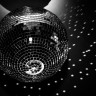 Mirror Ball-104 M-DC-BM диско-шар чёрный 10 см с мотором