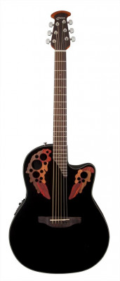 Ovation CE44-5 Celebrity Elite Mid Cutaway Black электроакустическая гитара