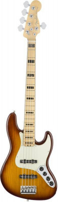 FENDER American Elite Jazz Bass V MN Tobacco Burst бас-гитара