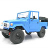 Радиоуправляемая машина WPL японский внедорожник FJ40 (голубая) 4WD 2.4G 1/16 KIT