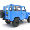 Радиоуправляемая машина WPL японский внедорожник FJ40 (голубая) 4WD 2.4G 1/16 KIT